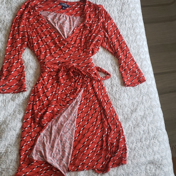 Lands End Wrap Dress - Picture 3 of 6